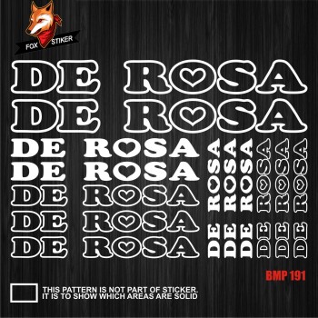 Bicycle Frame Decal Stickers DE ROSA2